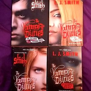 TVD books 1hard cover and 3 non hard cover
